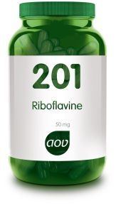 201 Riboflavine 50 mg 100 vegicapsules AOV