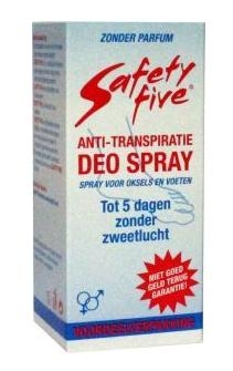 5 dagen zonder zweet 50 ml spray Safety Five