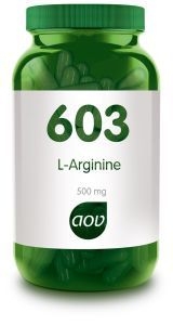 603 L-Arginine 500 mg 90 vegicapsules AOV
