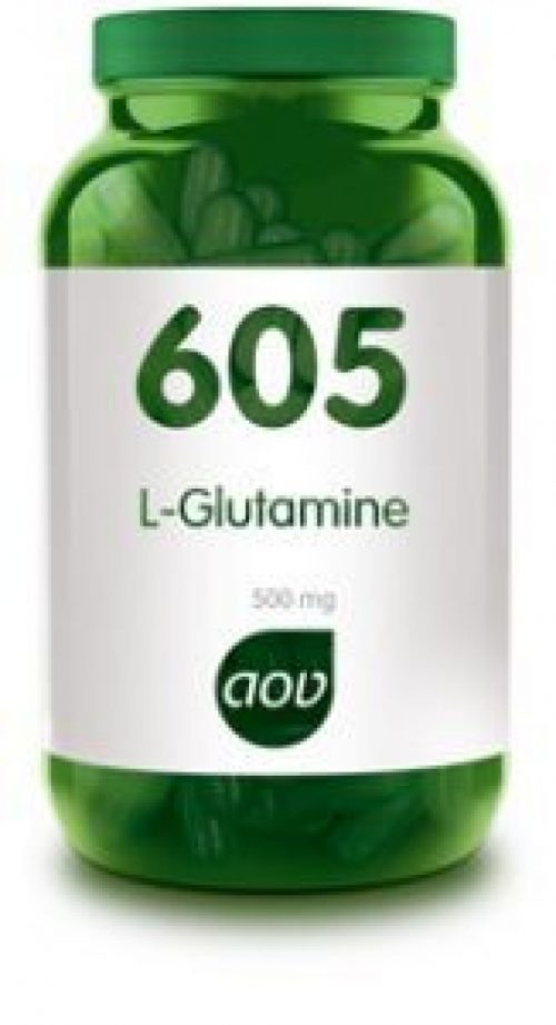 605 L-Glutamine 500 mg 90 vegicapsules AOV