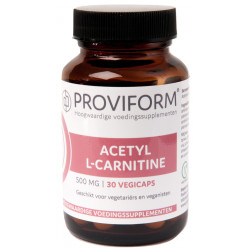 Acetyl L-carnitine 500 mg 30 vegicapsules Proviform
