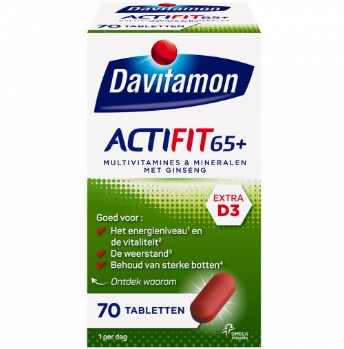 Actifit 65+ 70 tabletten Davitamon