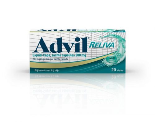Advil reliva liquid 200 mg 20 capsules
