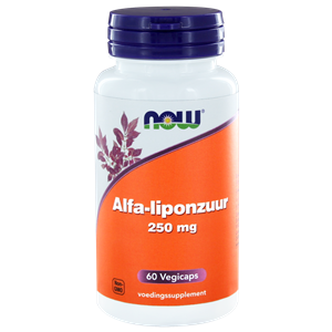 Alfa-liponzuur 250 mg 60 vegicapsules NOW