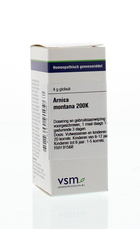 Arnica montana 200K 4 gram VSM