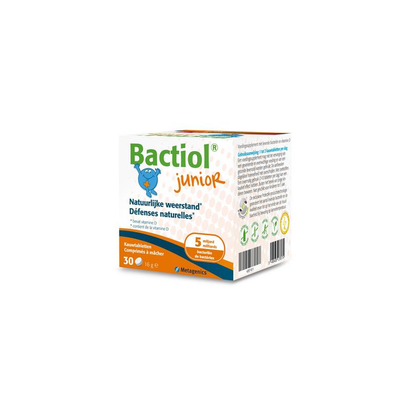 Bactiol junior chew 30 kauwtabletten Metagenics