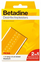 Betadine Desinfectiepleisters 1 meter / 6 cm