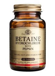 Betaine Hydrochloride with Pepsin 100 stuks Solgar