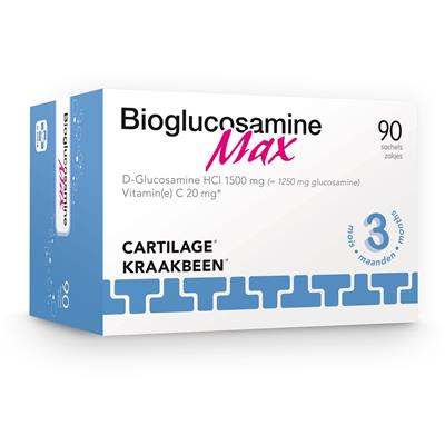 Bioglucosamine max 1250 mg 90 tabletten Trenker
