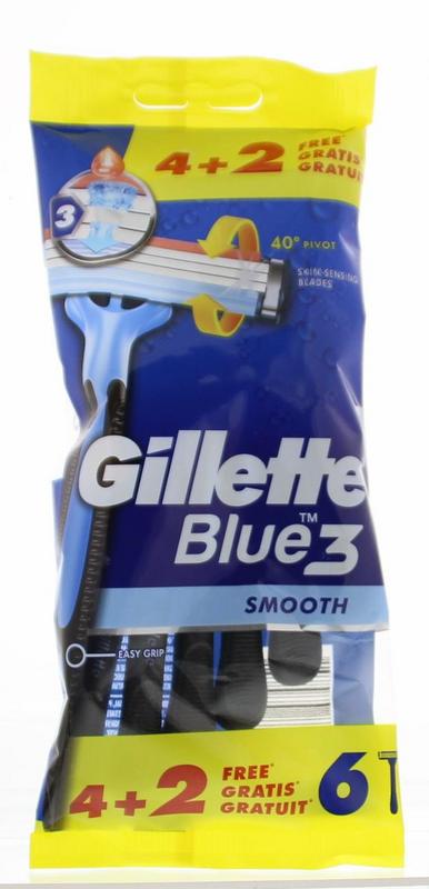 Blue III wegwerpmesjes 6 stuks Gillette