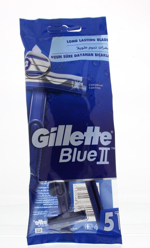Blue II wegwerpmesjes 5 stuks Gillette