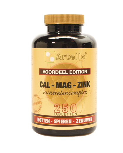 Calcium-magnesium-zink 250 tabletten Artelle