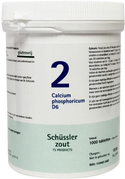 Calcium phosphoricum 2 D6 Schussler 1000 tabletten Pfluger