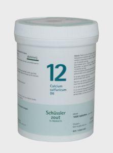 Calcium sulfuricum 12 D6 Schussler 1000 tabletten Pfluger