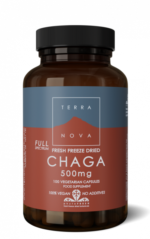 Chaga 500 mg complex 100 capsules Terranova