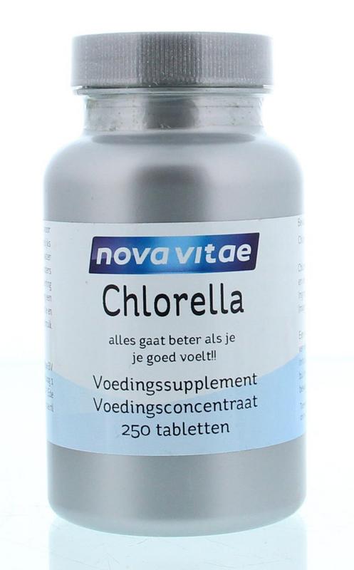 Chlorella 500 mg 250 tabletten Nova Vitae