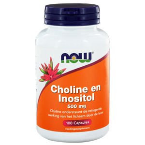 Choline en inositol 500 mg 100 vegicapsules NOW