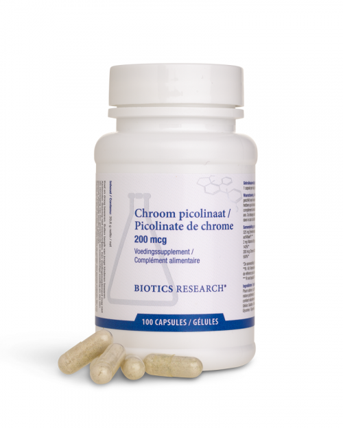 Chroom picolinaat 200 mcg 100 capsules Biotics