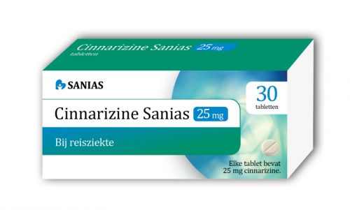 Cinnarizine 25 mg 30 tabletten Sanias