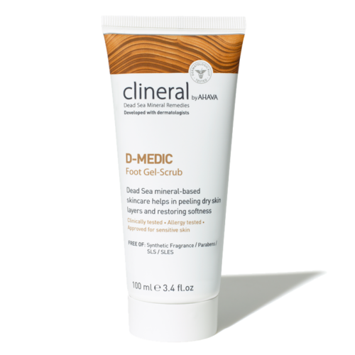 Clineral D-medic foot gel scrub 100 ml Ahava