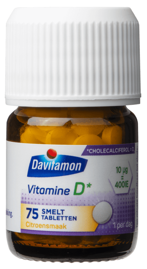 D Volwassen smelttablet 75 tabletten Davitamon