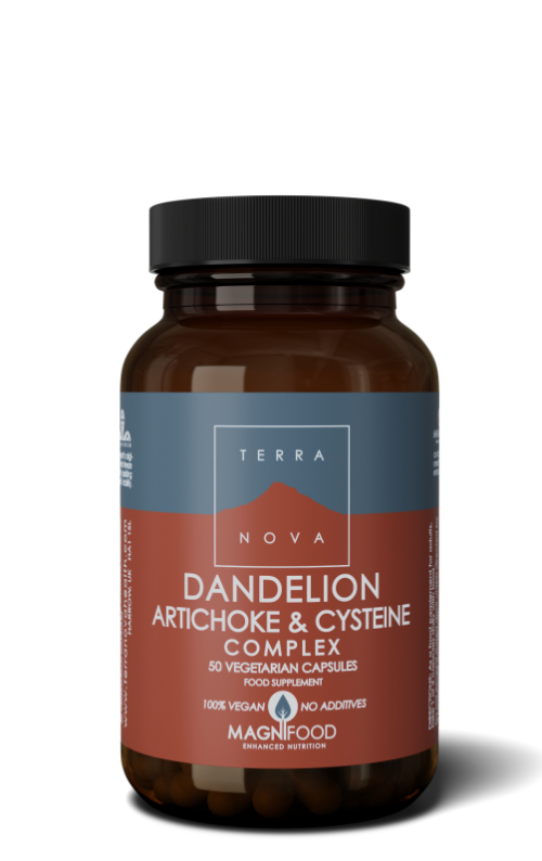 Dandelion artichoke & cyste complex 50 capsules Terranova