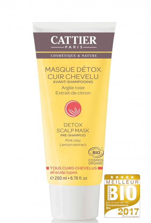 Detox hoofdhuid masker pre-shampoo 200 ml Cattier
