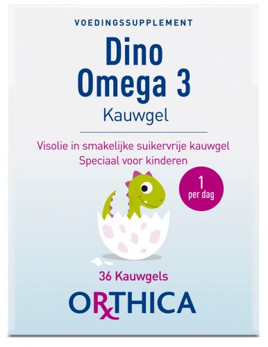 Dino omega 3 kauwgels 36 stuks Orthica AP