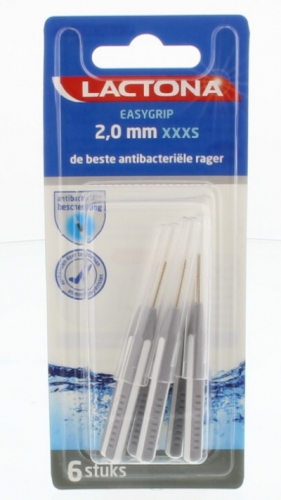 Easygrip interdental cleaners ragers Xxxs 2 mm 6 stuks lactona