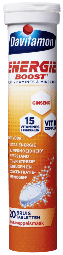 Energie boost ginseng 20 stuks Davitamon