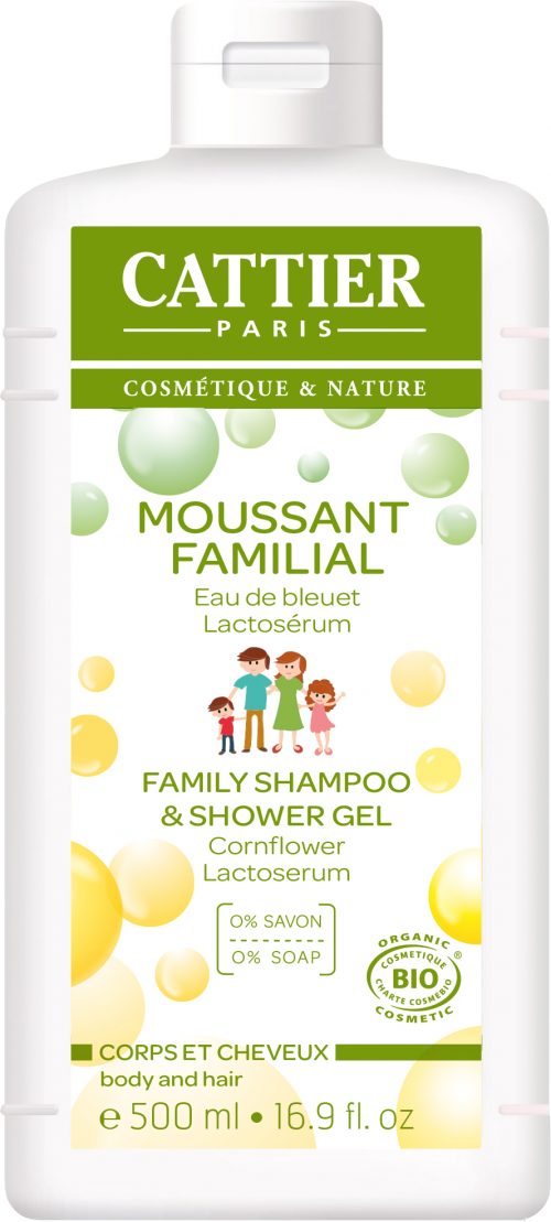 Family shampoo en shower gel 500 ml Cattier