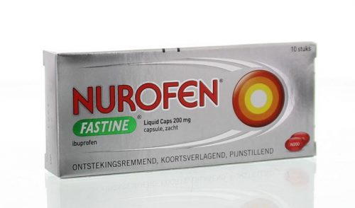 Fastine liquid caps 200 mg 10 liquidcapsules Nurofen