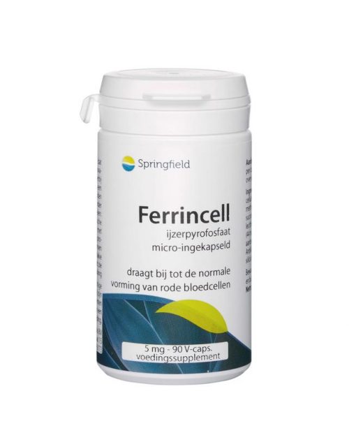 Ferrincell 44 mg - ijzer pyrofosfaat 5 mg 90 vegicaps Springfield