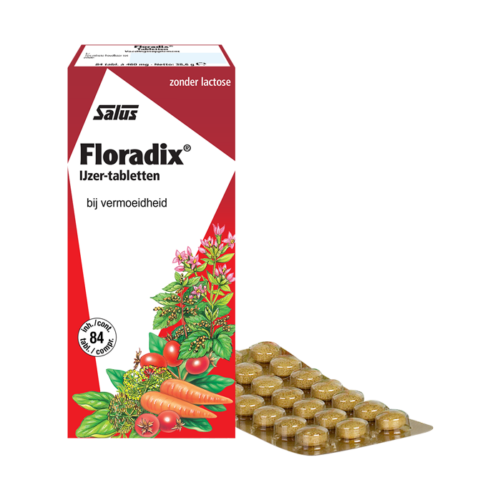 Floradix ijzer tabletten 147 tabletten Salus