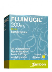 Fluimucil acetylcysteine 200 mg 20 bruistabletten