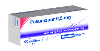 Foliumzuur 0.5mg 90 stuks Healthypharm