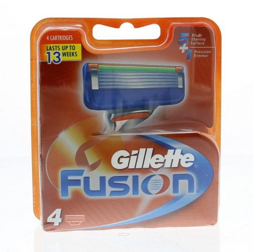 Fusion mesjes 4 stuks Gillette
