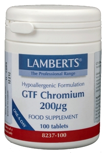 GTF chroom 200 mcg 100 tabletten Lamberts