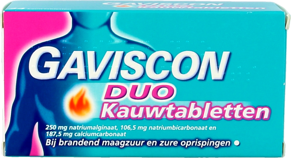 Gaviscon Duo 24 kauwtabletten