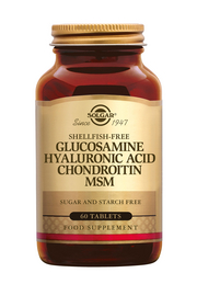Glucosamine Hyaluronic Acid Chondroitin MSM 60 stuks Solgar