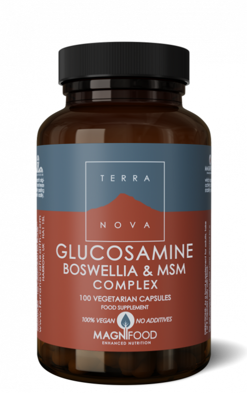 Glucosamine boswellia & MSM complex 100 capsules Terranova