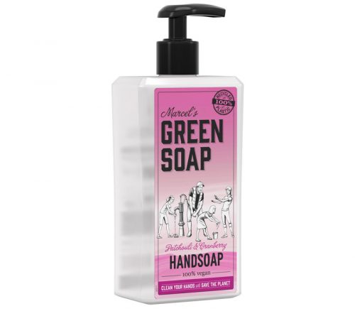 Handzeep patchouli & cranberry 500 ml Marcel's GR Soap