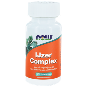 IJzer complex 100 tabletten NOW