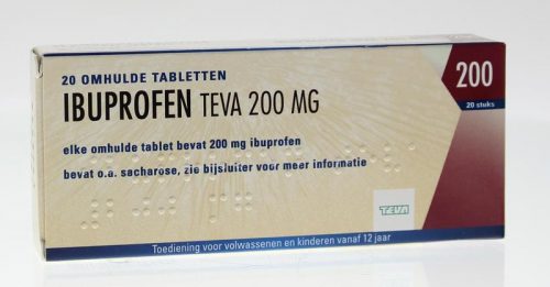 Ibuprofen 200 mg 20 tabletten Teva