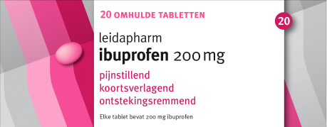 Ibuprofen 200 mg 40 tabletten Leidapharm