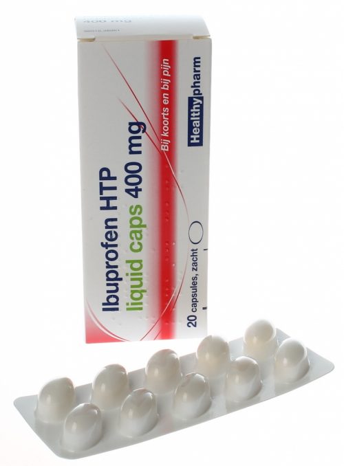 Ibuprofen 400 mg Liquid 20 capsules Healthypharm