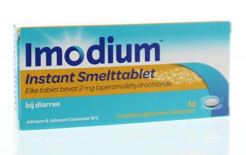 Imodium anti diarree 2 mg smelt-tabletten 2 mg 10 stuks