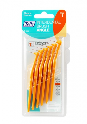 Interdental ragers Angle 0.45 oranje Tepe