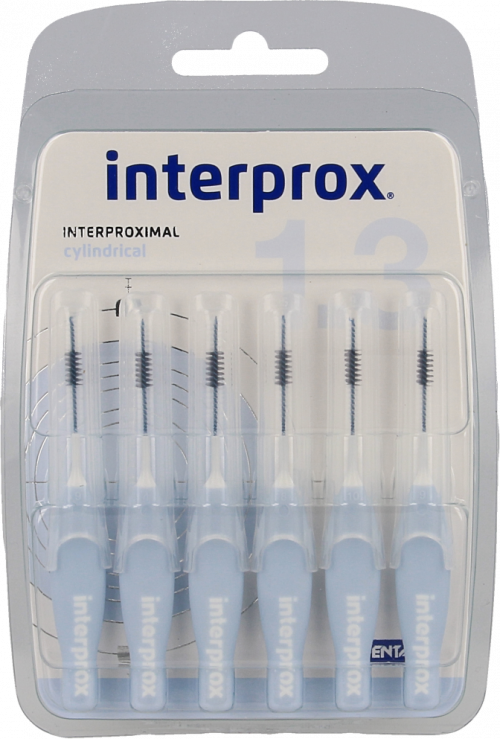 Interprox Premium Cylindrical 3,5 mm lichtblauw 6 stuks