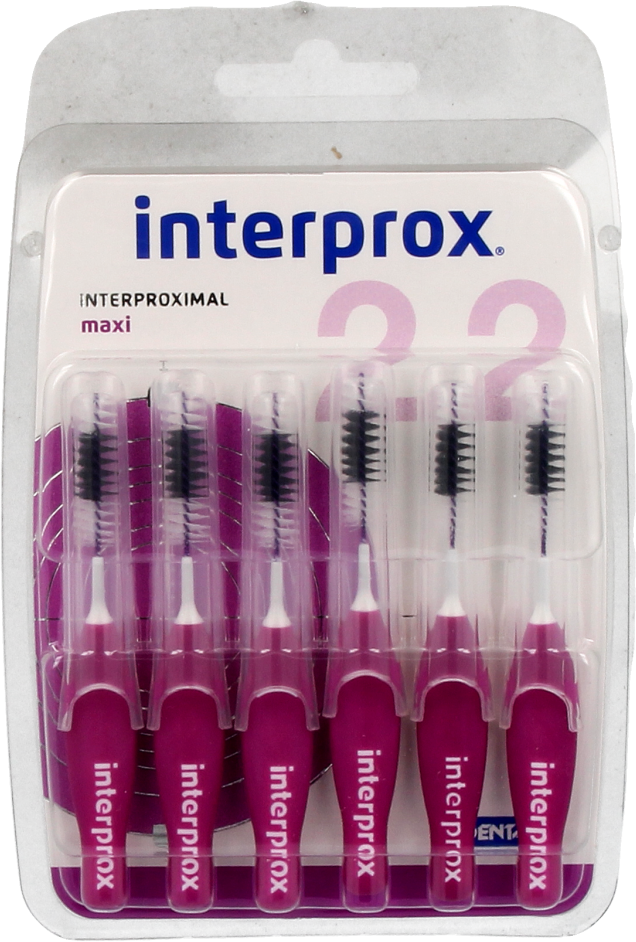 Interprox Premium maxi 6mm (paars) 6 stuks